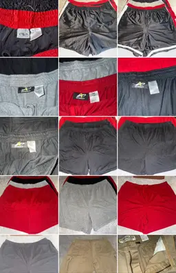 8 Vintage Pair Athletec Basketball Shorts Larger Sizes 3n 4xls