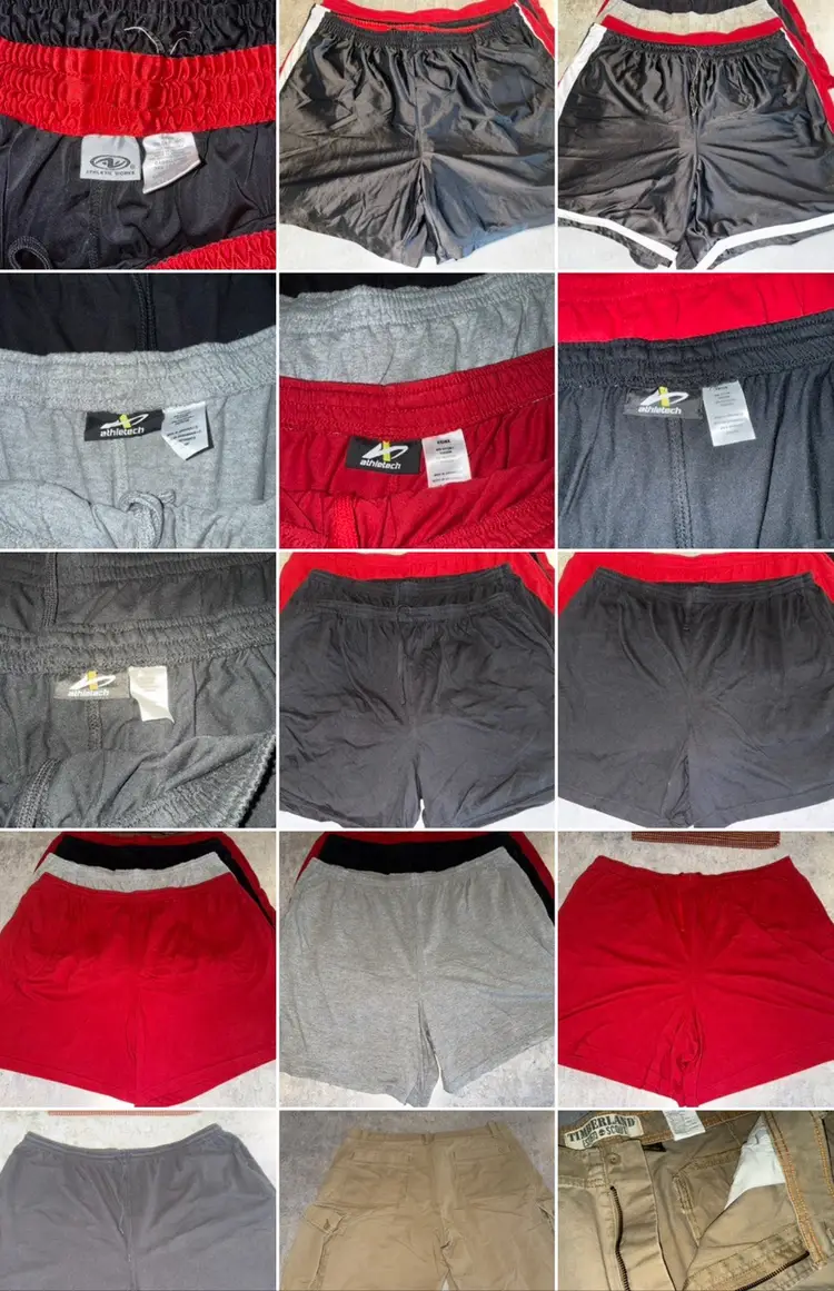 8 Vintage Pair Athletec Basketball Shorts Larger Sizes 3n 4xls