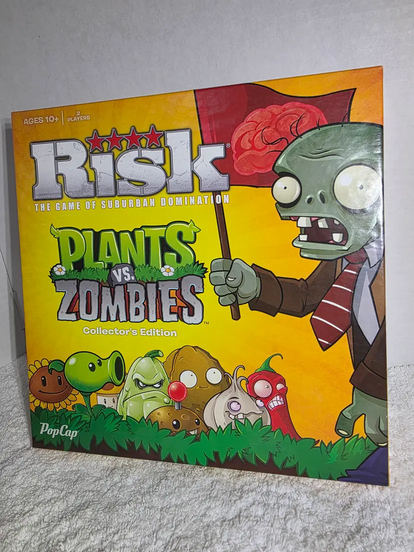 Risk Plants VS Zombies Collector's Edition 2013 Board Game