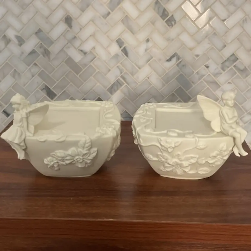 100a Party Lite Fairy Candleholder Set