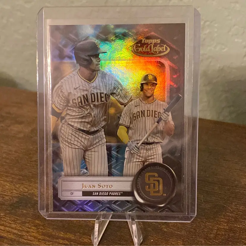 Juan Soto 2022 Topps Gold Label Class 3 Black