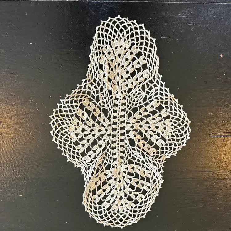 Lot of 3 Vintage Hand Crocheted Doilies #57