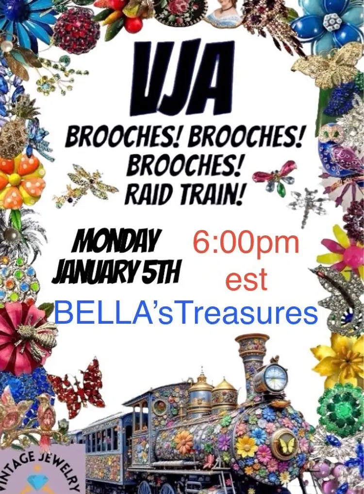 Brooches with BELLA TREASURES