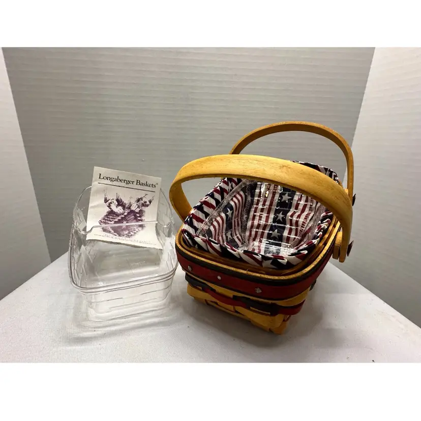 Longaberger 1996 Signed All American "Summertime Combo Basket w/Certificate CEH