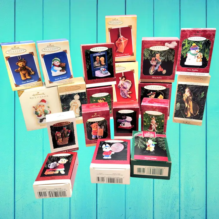 Hallmark Christmas Ornament Bundle Of 19, All With Original Packaging 1994- 2006
