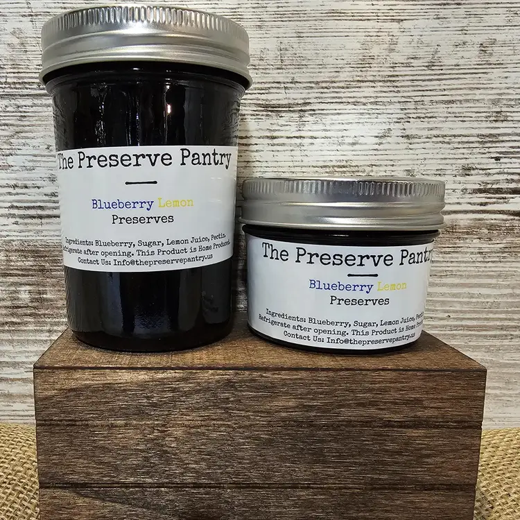 Blueberry Lemon Preserves
