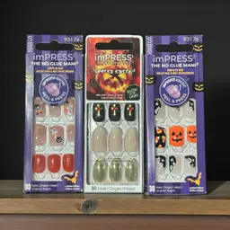 3 Kiss Impress Peel & Press Nail Sets Limited Edition Halloween Fall 30 Nails