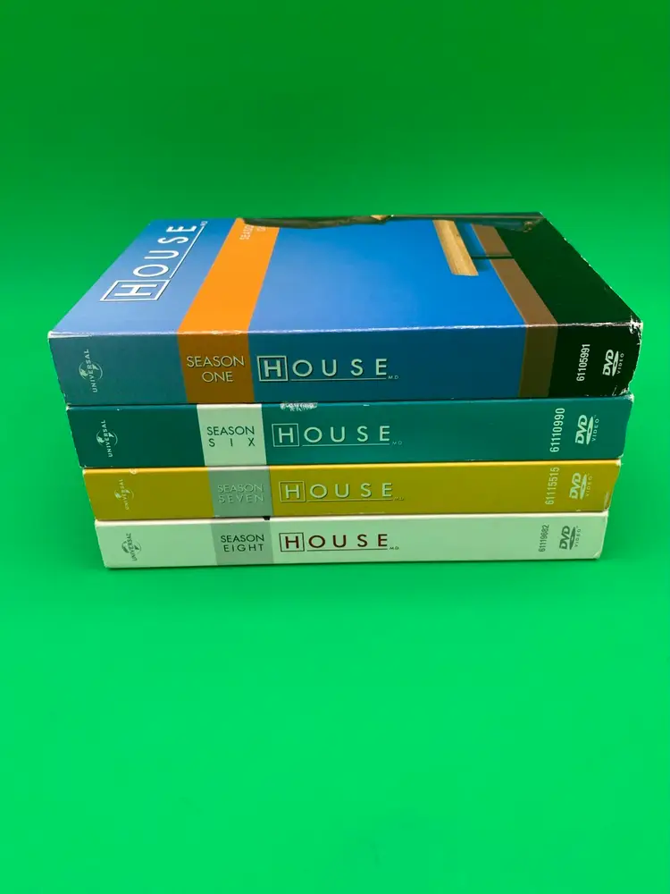 House Lot of DVD Sets - Seasons 1, 6, 7 & 8 - Universal