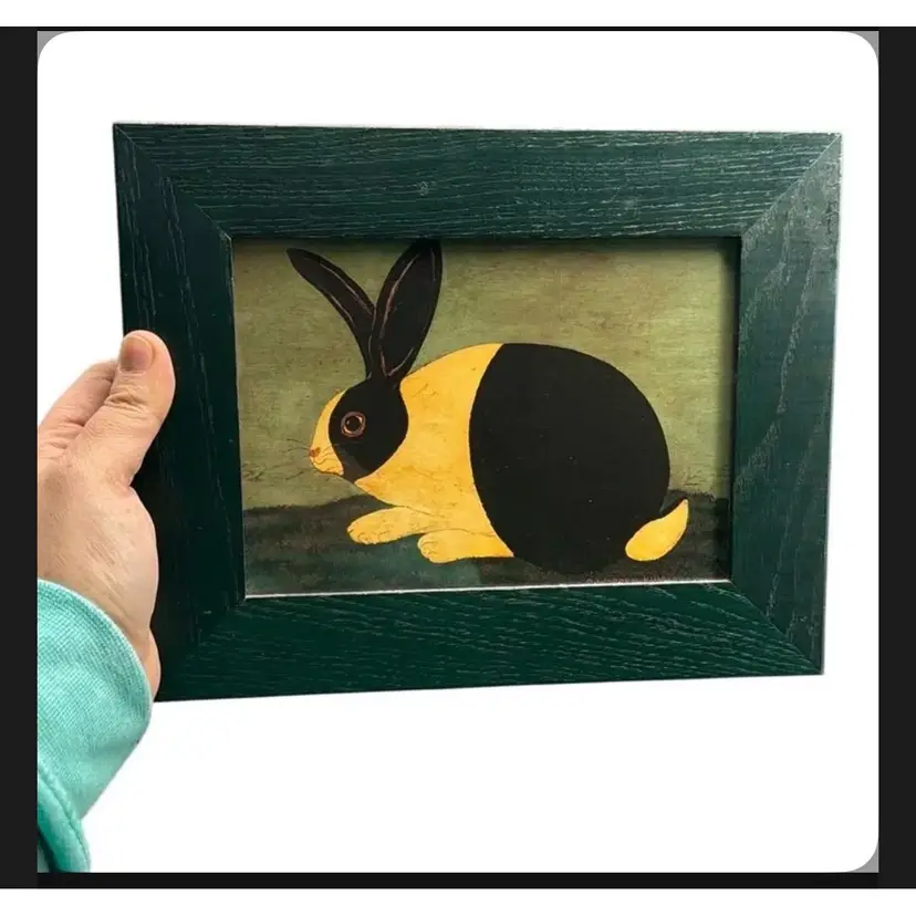 Cottage Bunny Framed Picture