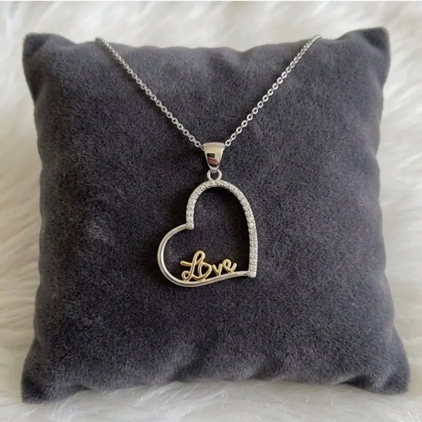 Diamond Accent Love Heart Necklace