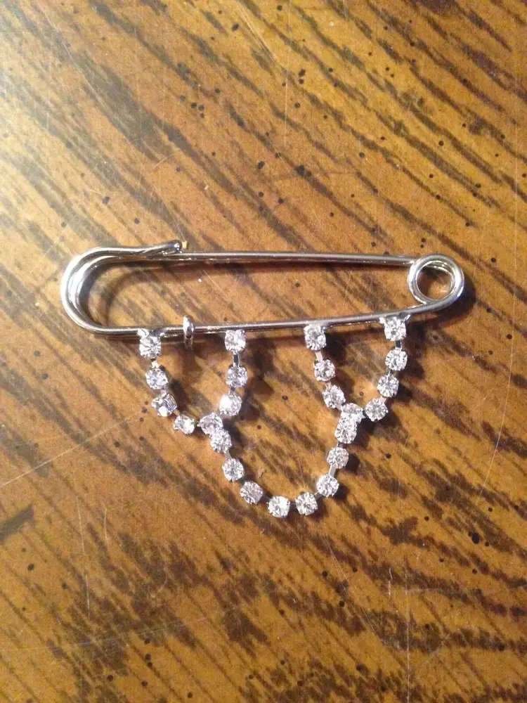 Rhinestone Stock Tie Pin Horse Show Ratcatcher Fox Hunting Eventing Dressage