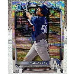Ching-Hsien Ko 2025 Bowman Los Angeles Dodgers /100