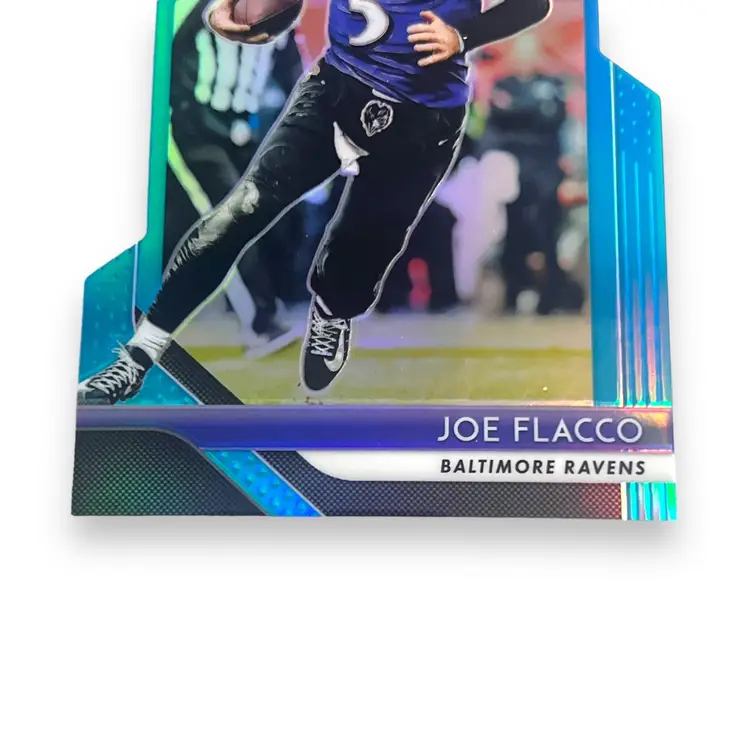 2018 Panini Prizm Joe Flacco Light Blue Die Cut 71/199 #ed Cleveland Browns