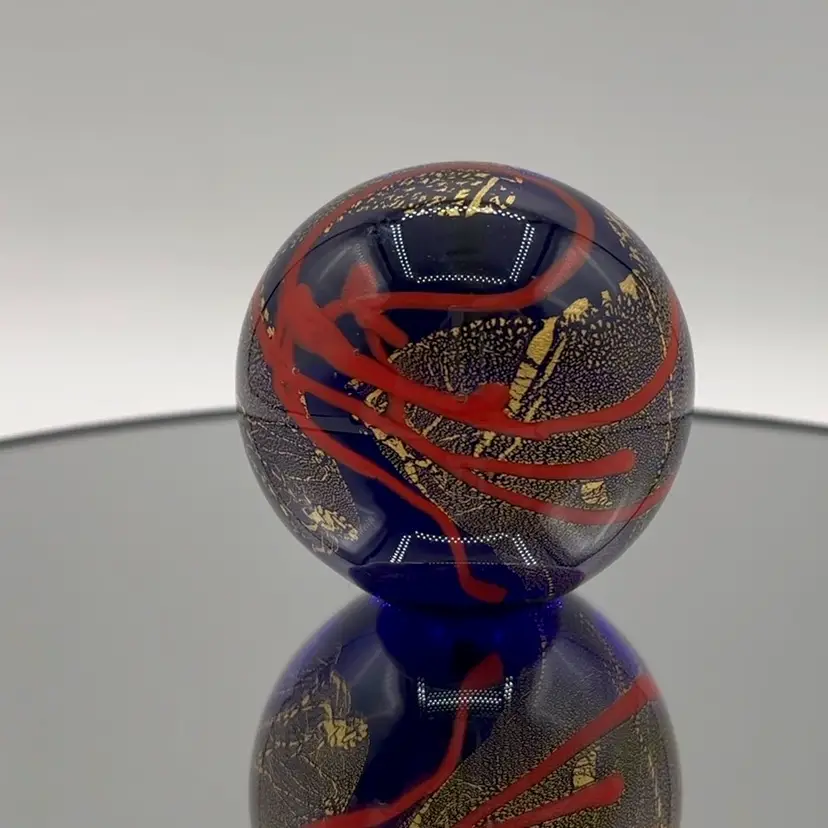 Vintage Partylite 1999 Glass Paperweight