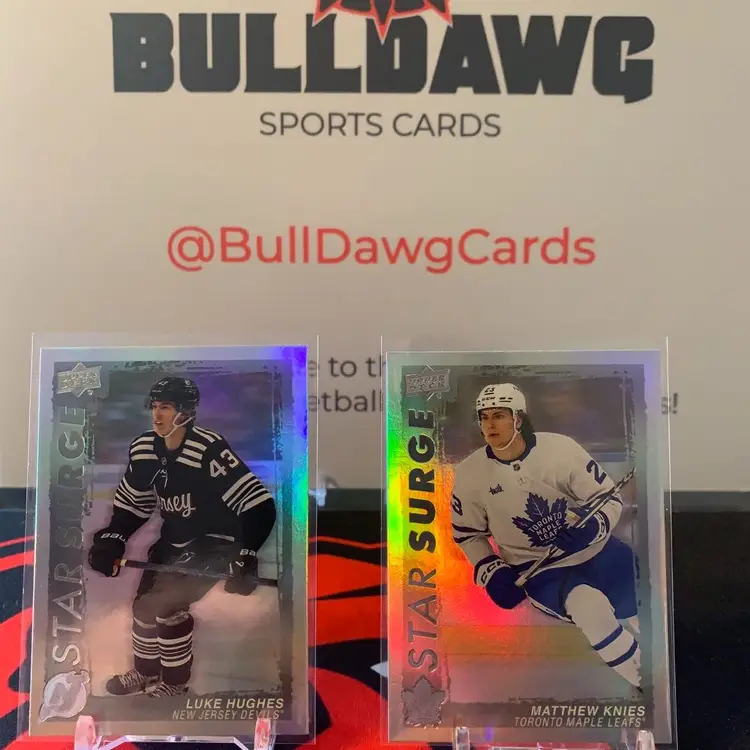 Luke Hughes & Matthew Knies Lot x2