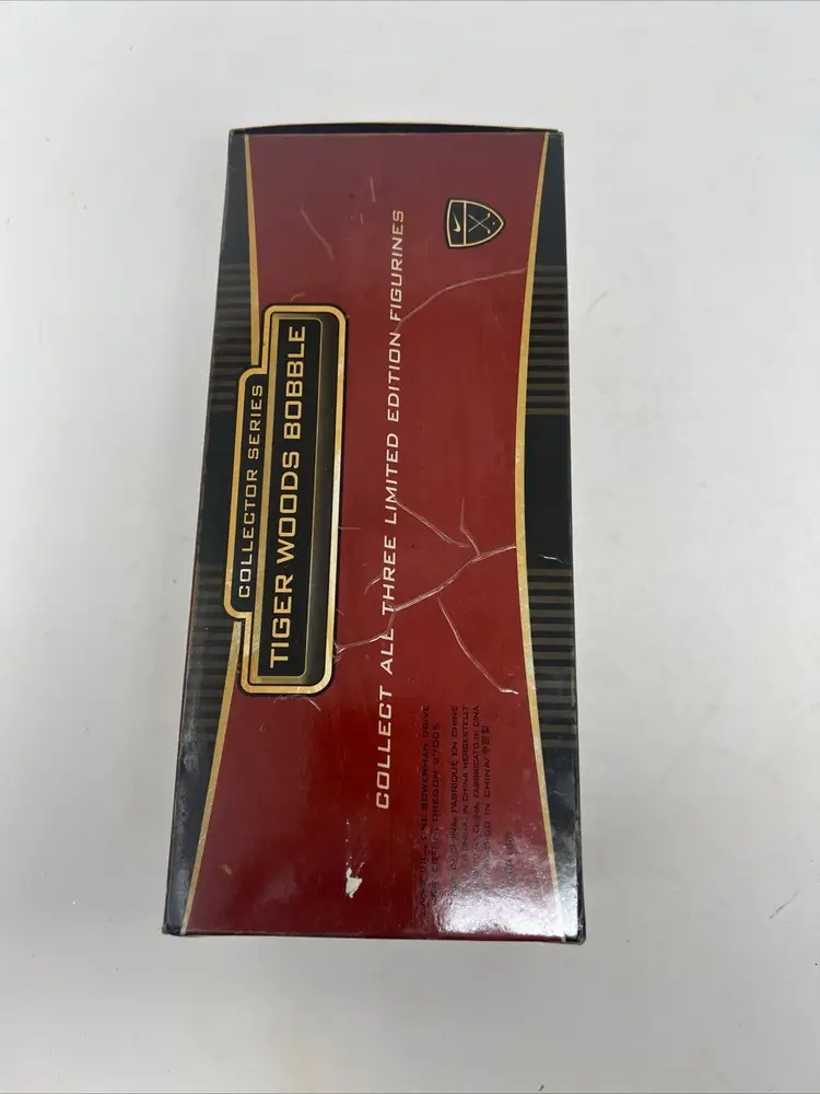 New in box sealed Tiger Woods Bobblehead, collector series