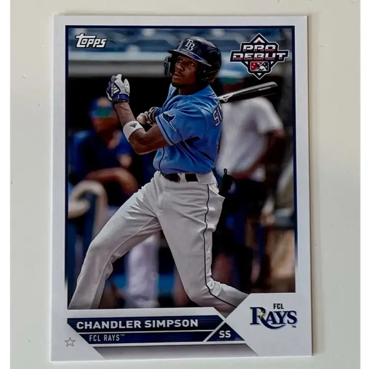 Chandler Simpson Pro Debut Tampa Bay Rays