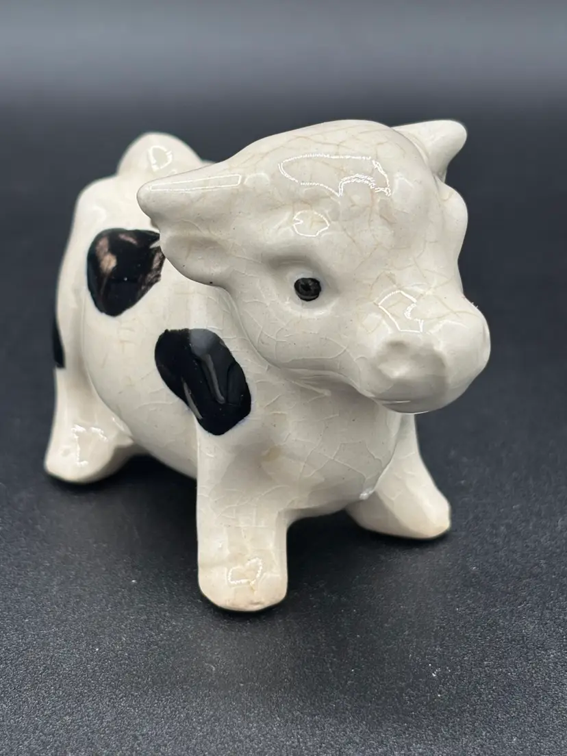 Vintage planter- mini Japan cow