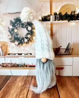 Medium Holiday Gnome Made With Recycled Sweaters