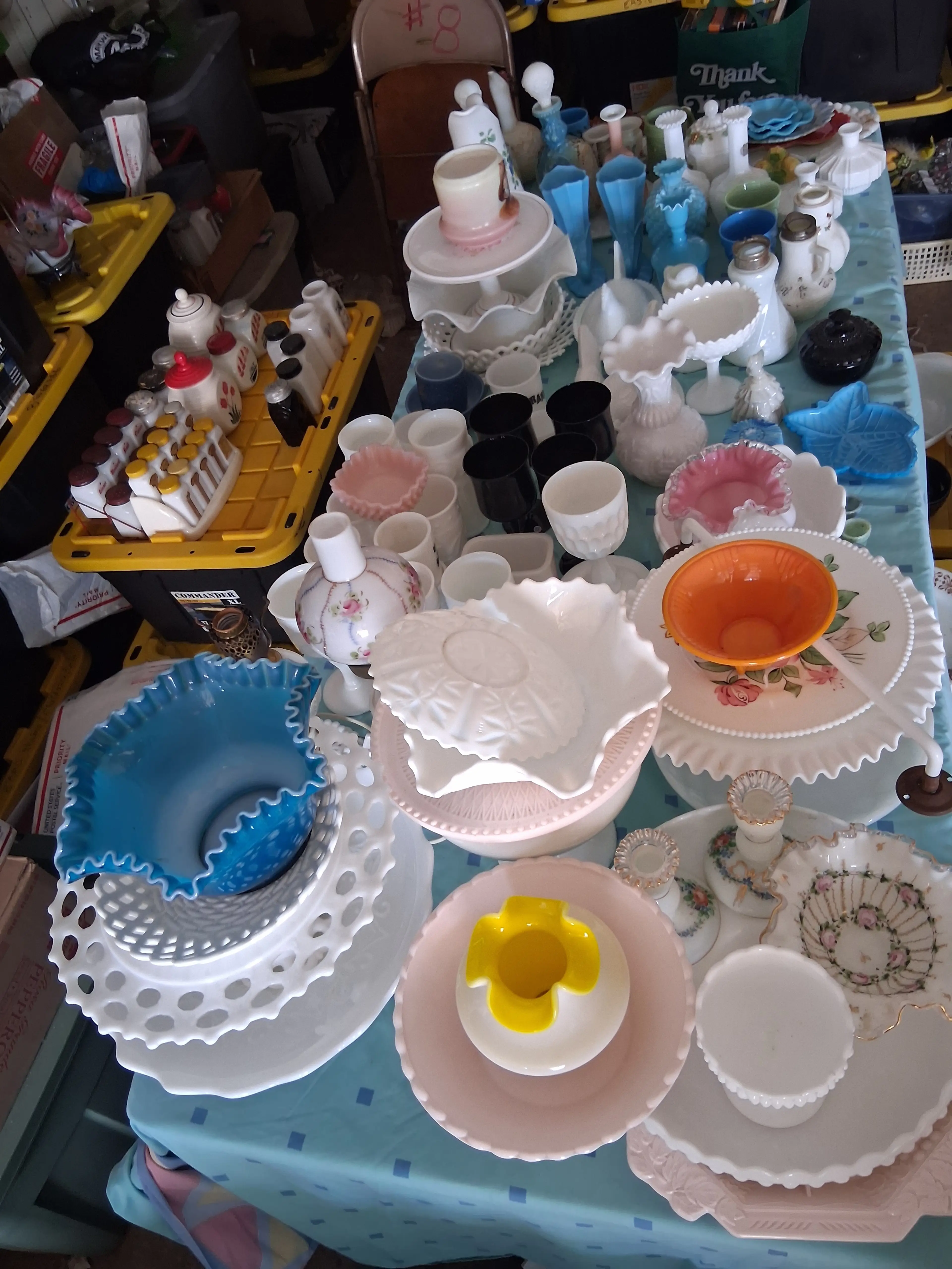 Milk Glass & Colored Milk Glass! Antique to Vintage 