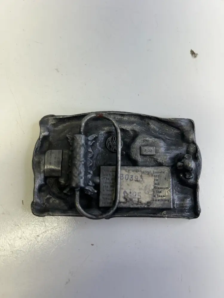 Vintage Siskiyou  Pewter Missouri Belt Buckle Ship