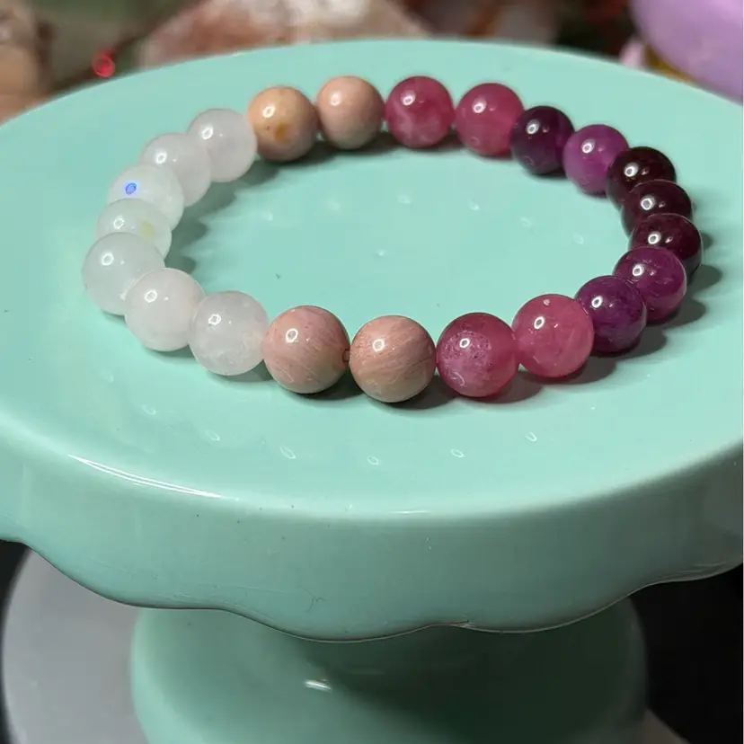PASSION STONE 📿Stretch Multi Gem Bracelet 📿