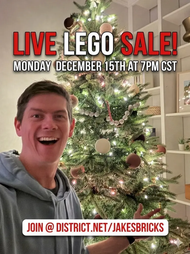 LEGO Live sale! Monday 12.15.25 @ 7pm CST