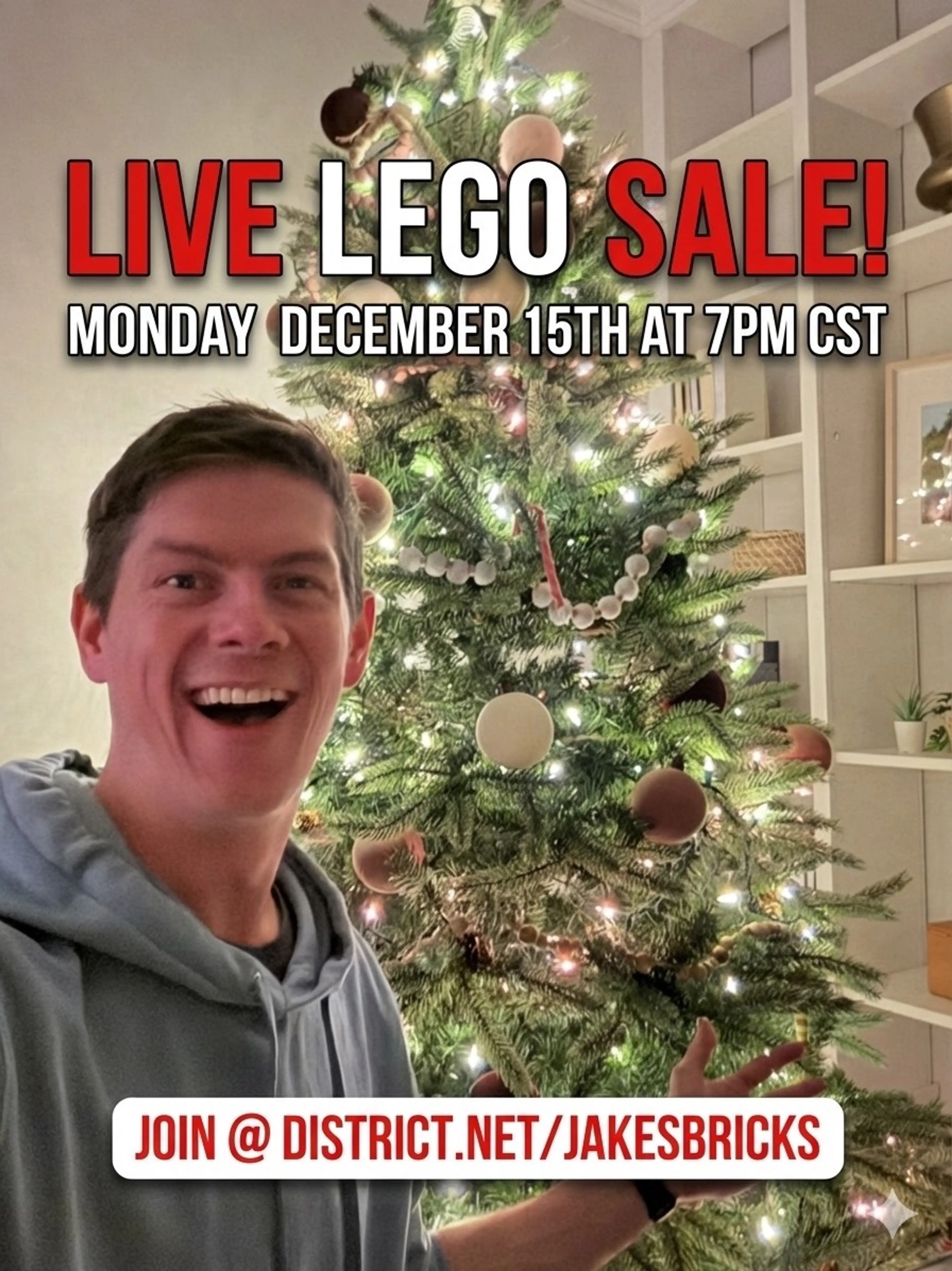 LEGO Live sale! Monday 12.15.25 @ 7pm CST