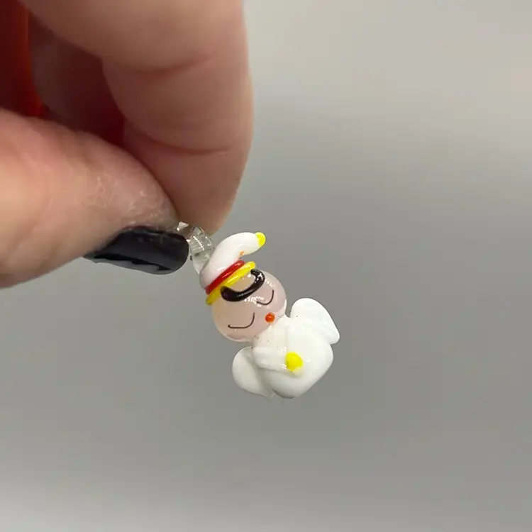 Tiny Little Lampwork Angel 1”