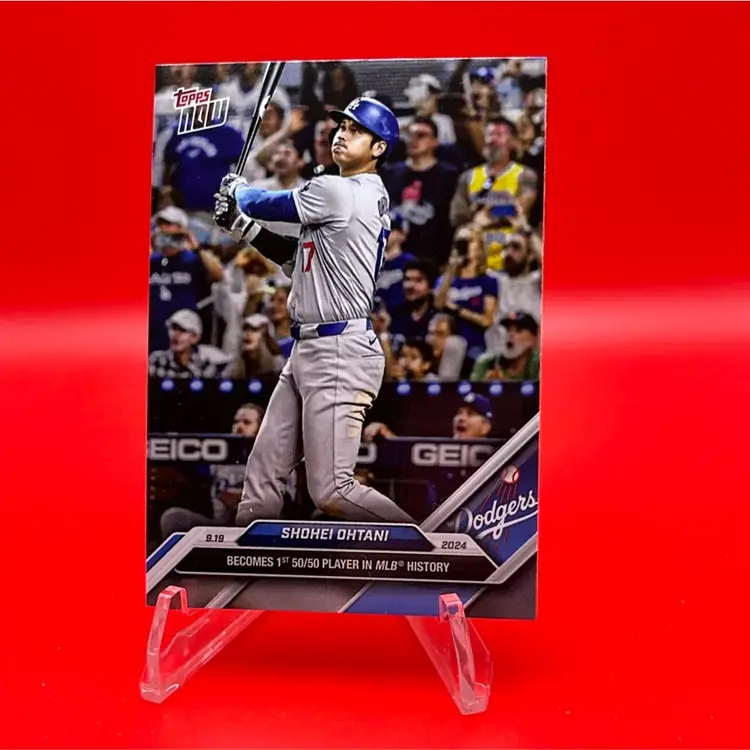Shohei Ohtani 2024 Topps Now 50/50 Club #722 Los Angeles Dodgers