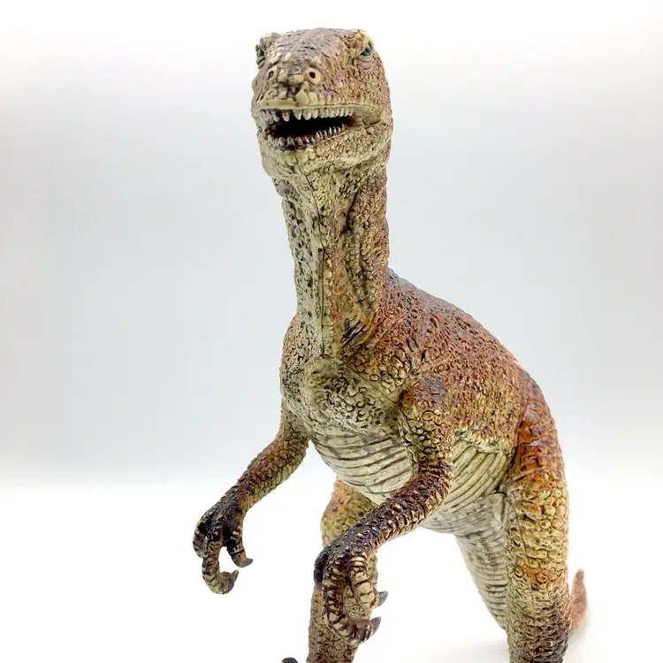 Vintage 1980s AAA Dromeosaurids Dinosaur Figurine Toy 17”