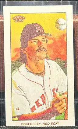 Dennis Eckersley Boston Red Sox 2022 Topps 206 NNO Piedmont Black