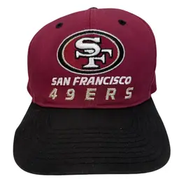 1990’s San Francisco 49ers Vintage Annco NFL Hat Large Logo Print NFL Snapback
