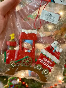 Peanuts Train Christmas Ornament