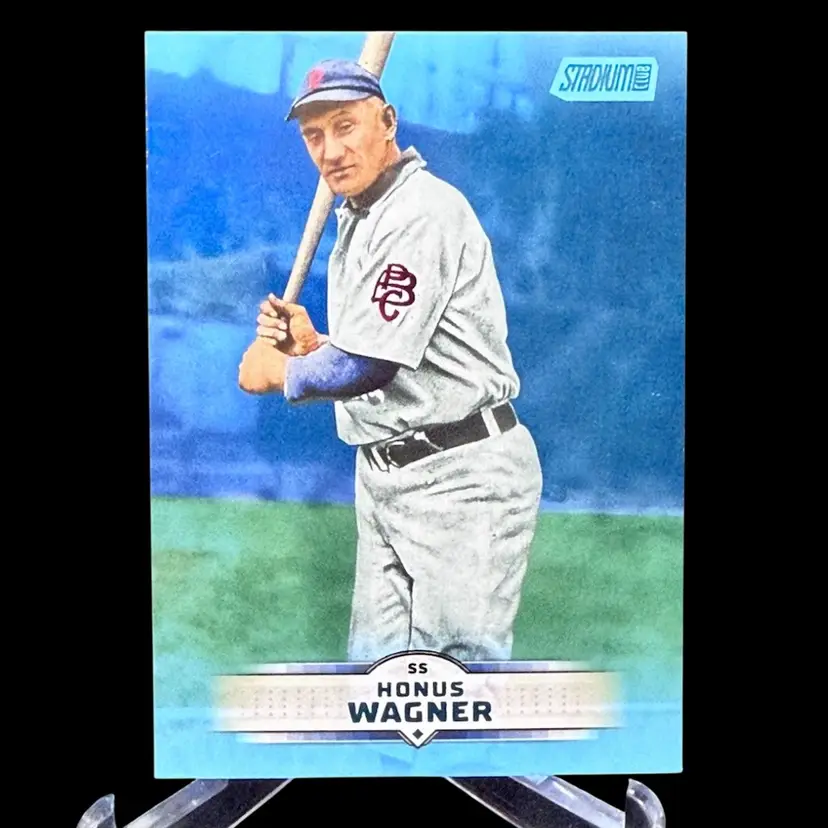 Honus Wagner 2025 Topps Stadium Club Baseball #195 Light Blue Parallel Pittsburgh Pirates
