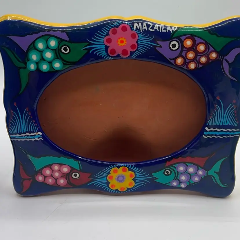 Picture Frame Made In Mexico Mazaltan 8” X 6 1/4” Inches