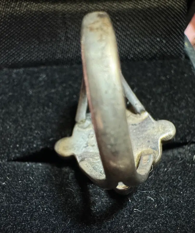 Sterling Turquoise Ring Sz 6.5