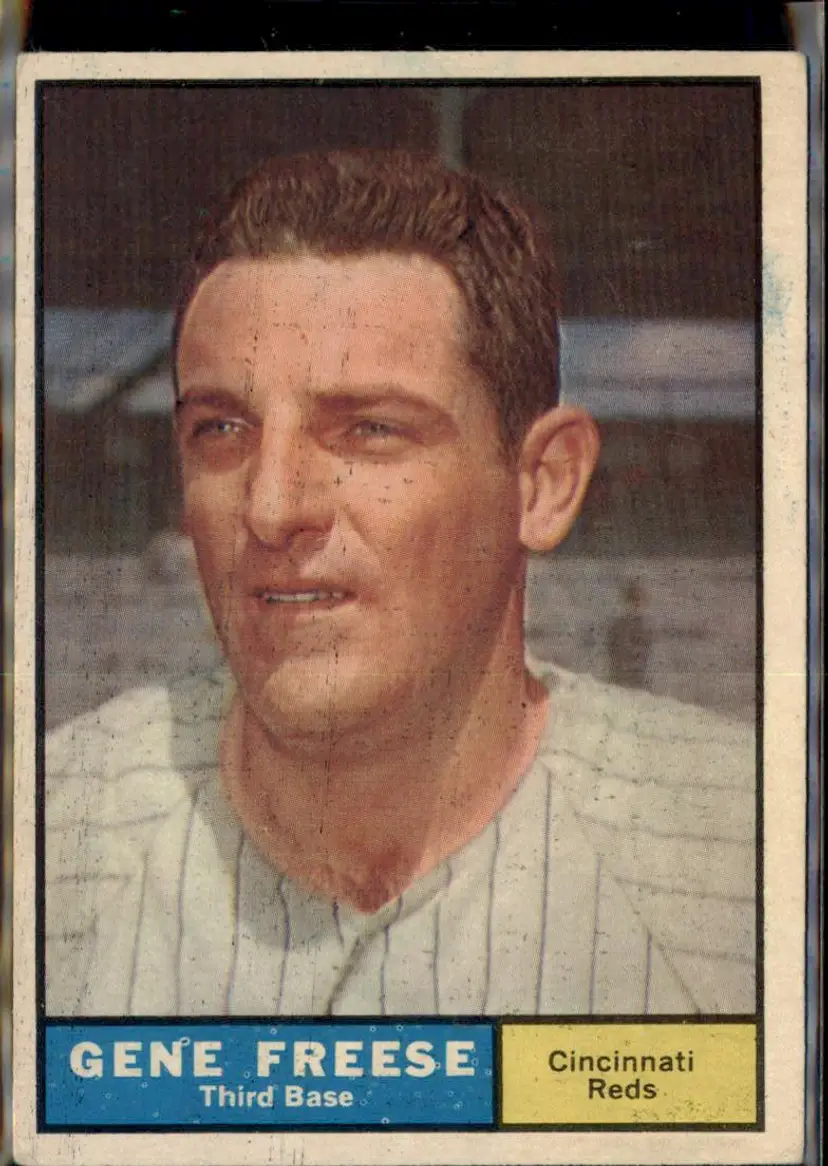 1961 Topps #175 Gene Freese - ( ) - Cincinnati Reds