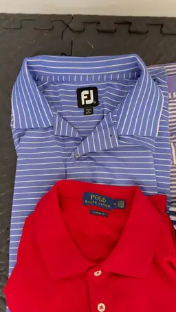 15 Men’s Polos - Reseller Lot Peter Millar Lululemon Ralph Lauren FJ