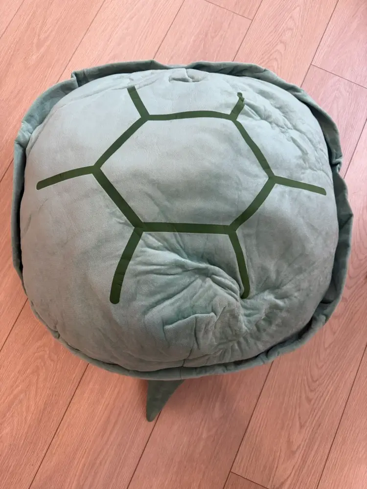 40 Inch Wearable Turtle Shell Pillow Tortoise Plush Pillow Stuffed Animal.