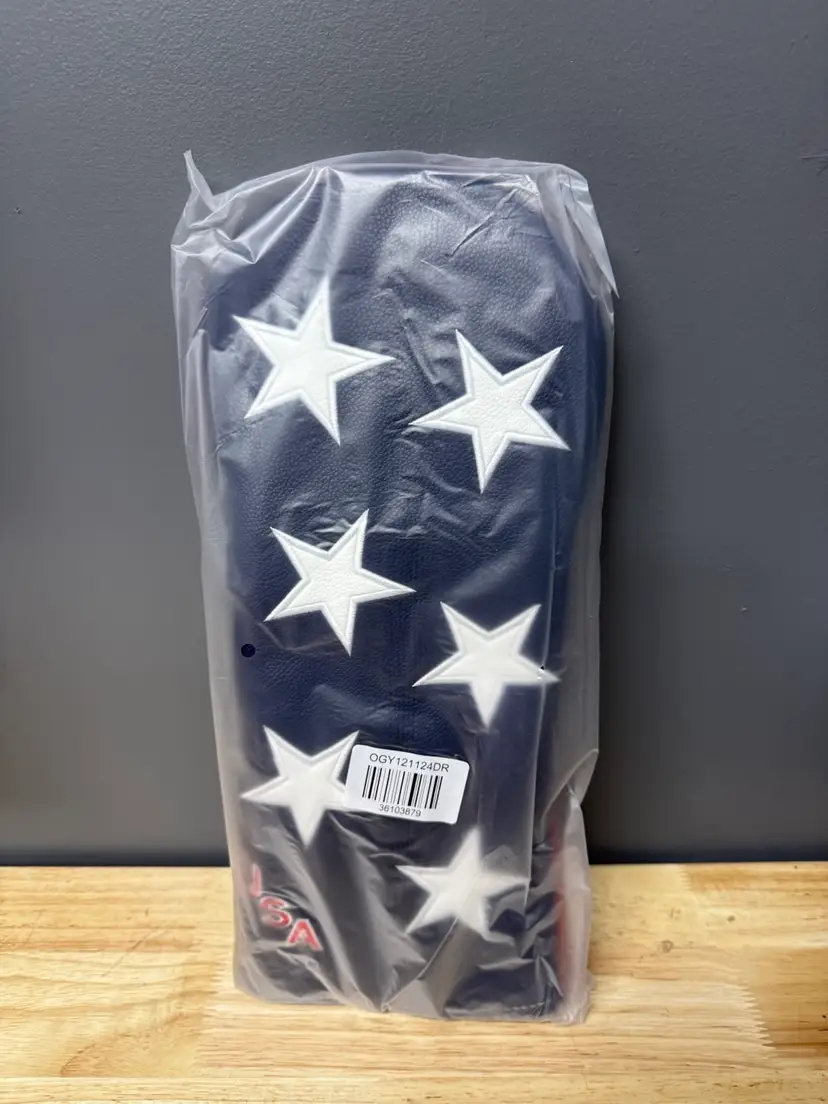 Brand New Rose And Fire Driver Cover ( Stars And Stripes ) 1/2 Off!!