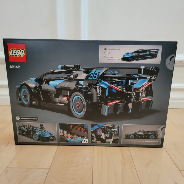 Lego Technic 42162 - Blue Bugatti Bolide Agile Blue, New & Sealed