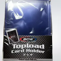 BCW 108pt Thick 10pc Toploaders (stacked shipping) MBBSUP10 (LIMIT 5)