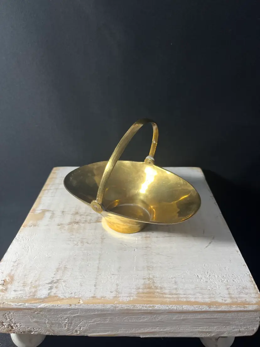 VTG Brass Basket