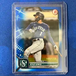 2022 Bowman Kyle Lewis Blue Parallel 089/150