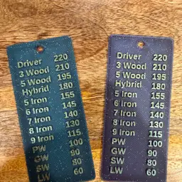 Cyberdine - Customizable Golf Club Yardage Bag Tag