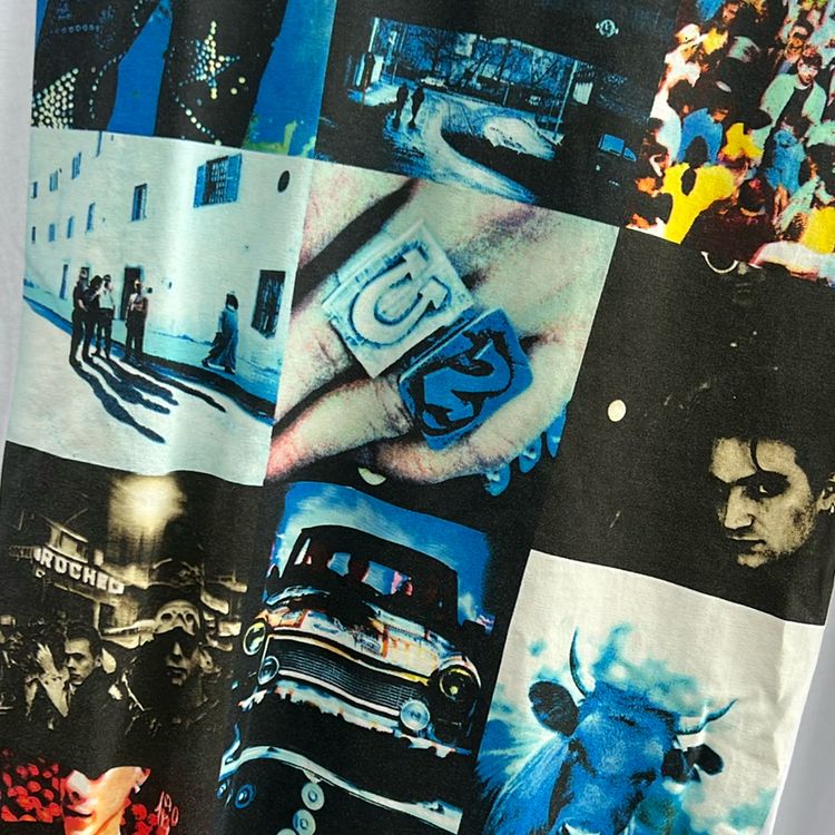 U2 Achtung Baby T-Shirt In Mint Condition AS Colour Staple Tag 