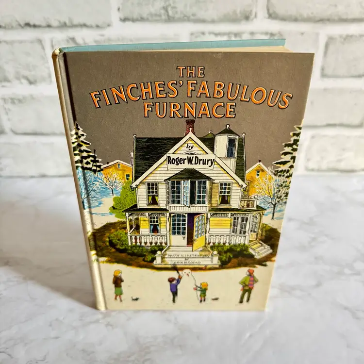 Vintage 1971 “The Finches’ Fabulous Furnace” By Roger W. Drury Weekly Reader Children’s Book