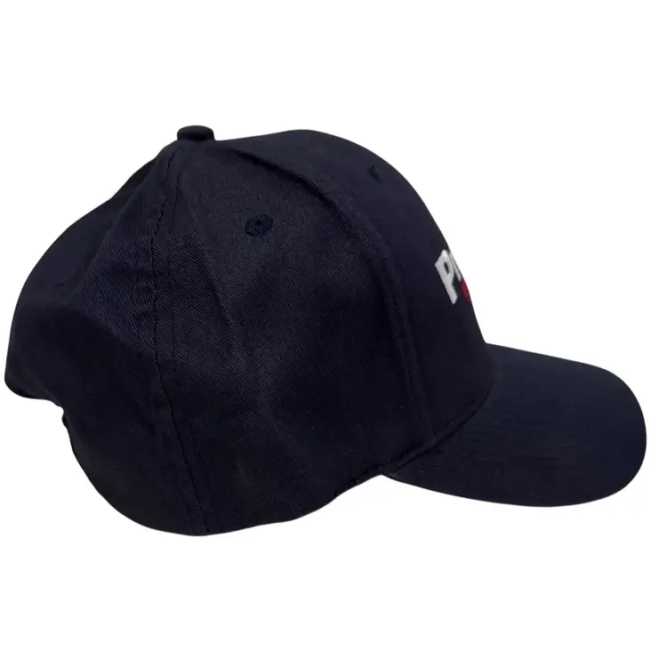 Priefert Brand Ranch Equipment Large Logo Brand Blue Adjustable Hat - NWOT