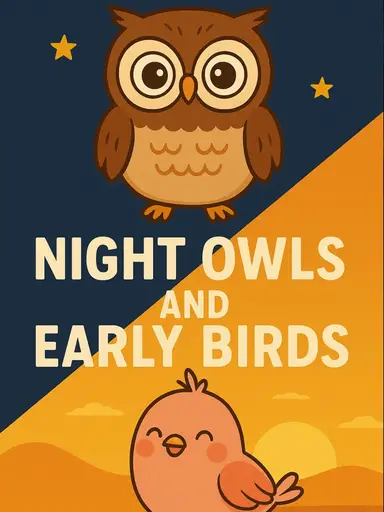 Night Owls 🦉& Early Birds 🐦 